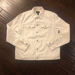 New White denim jacket L/XL
